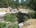 Creek early in construction