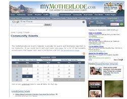 myMotherlode.com Events Calendar myMotherlode.com Events Calendar