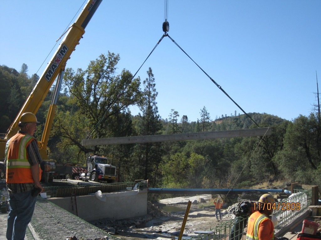 Precast deck of Phoenix Lake Bridge Click This Picture To Go To The Gallery Of Photos
