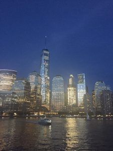 I captured this view of New York Skyline from a Cruise around Manhattan Island.